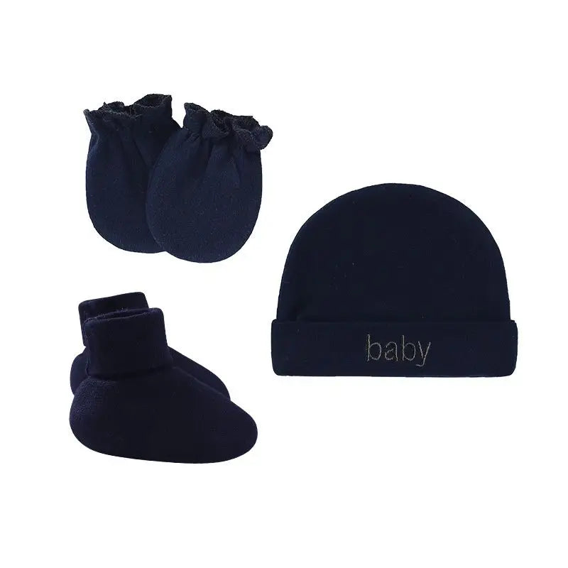 Four Seasons Baby Unisex Hat Gloves Socks 3 Pack Set for Newborns Infant Clothes Essentials