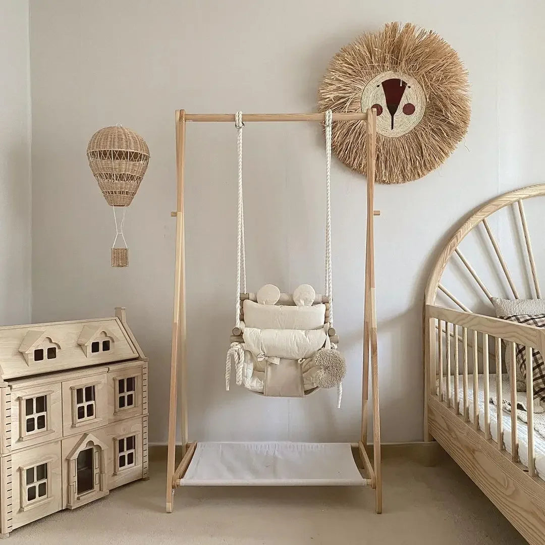 Baby Swing Ins Style Infant Household Indoor Hanging Chair Baby Small Hanging Basket Swing Cloth Rocking Chair Children Swing