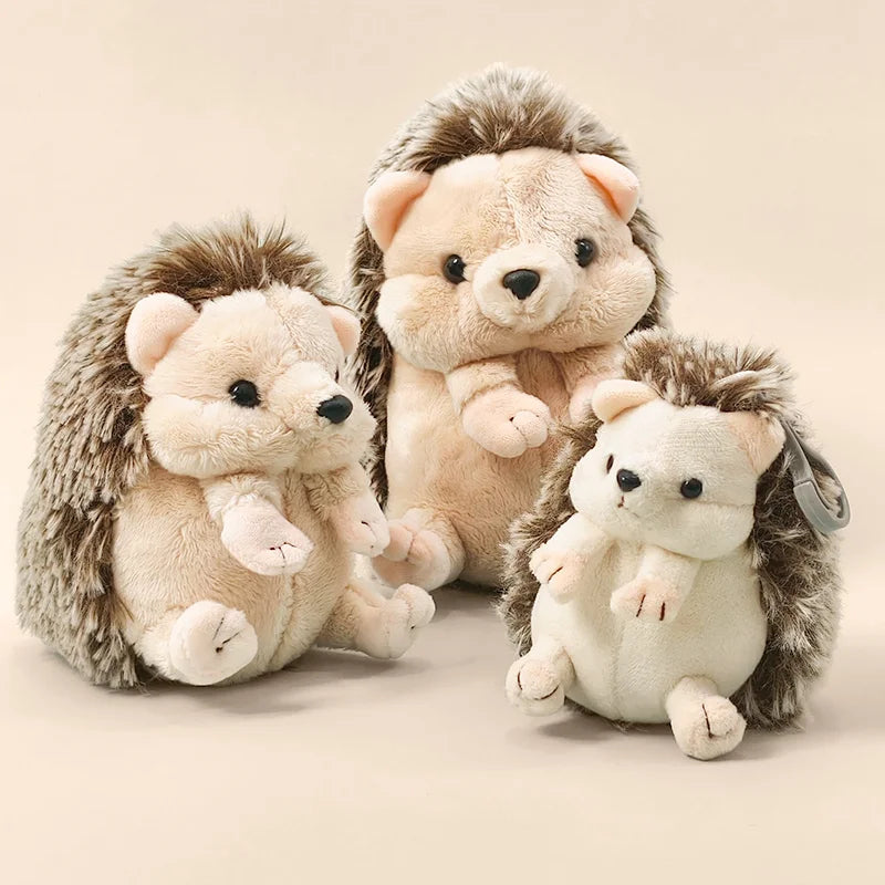 Cute Hedgehog Plush Toy Stuffed Animal Sleeping Companion Doll for Room Decor Adorable Birthday Gift