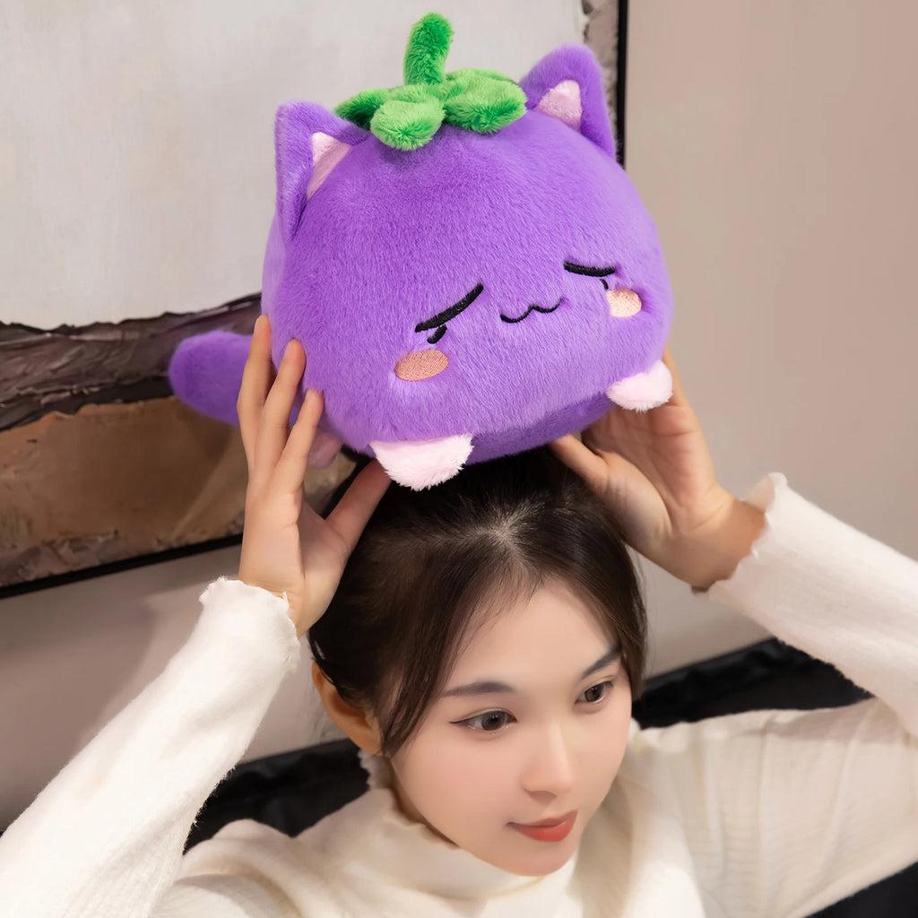Cute plush stuffed toys, soft dolls, fruit cats, home decor, and children's birthday Christmas gifts