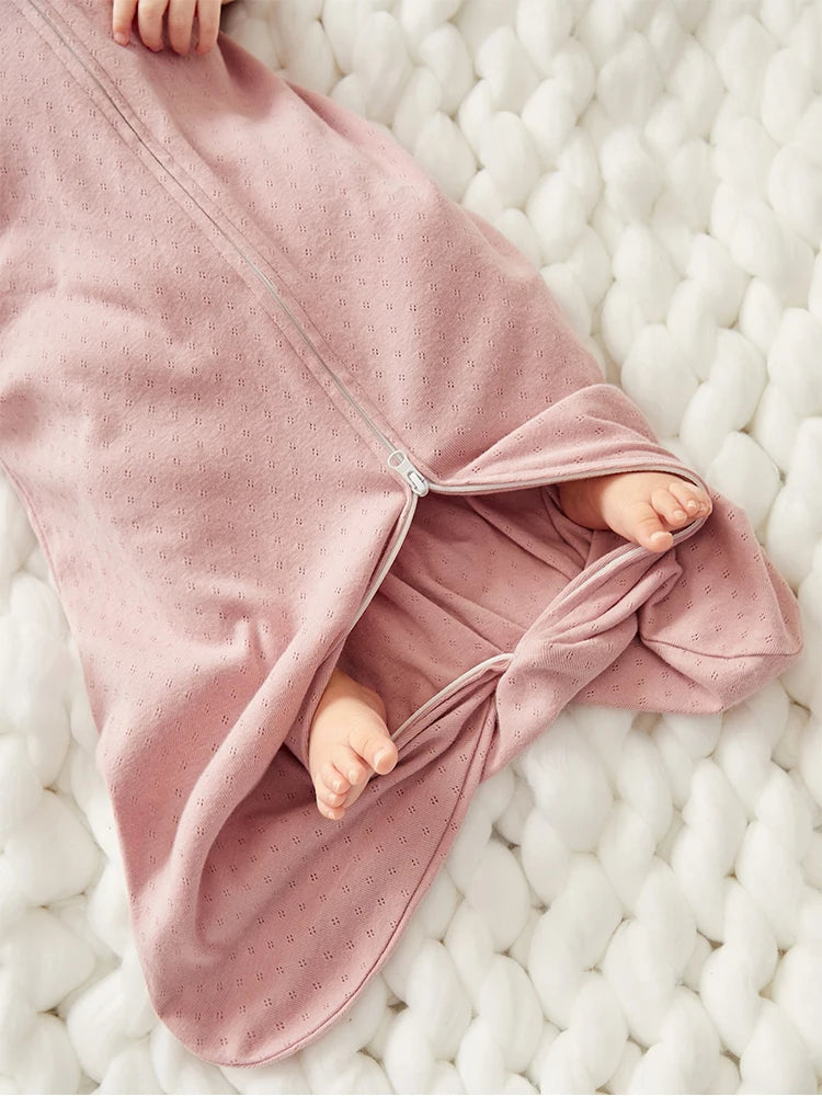 Newborn Sleeping Bag Cotton Baby Swaddle Wrap Adjustable Baby Sleep Sack Sleepping Bag Unisex Sleeveless