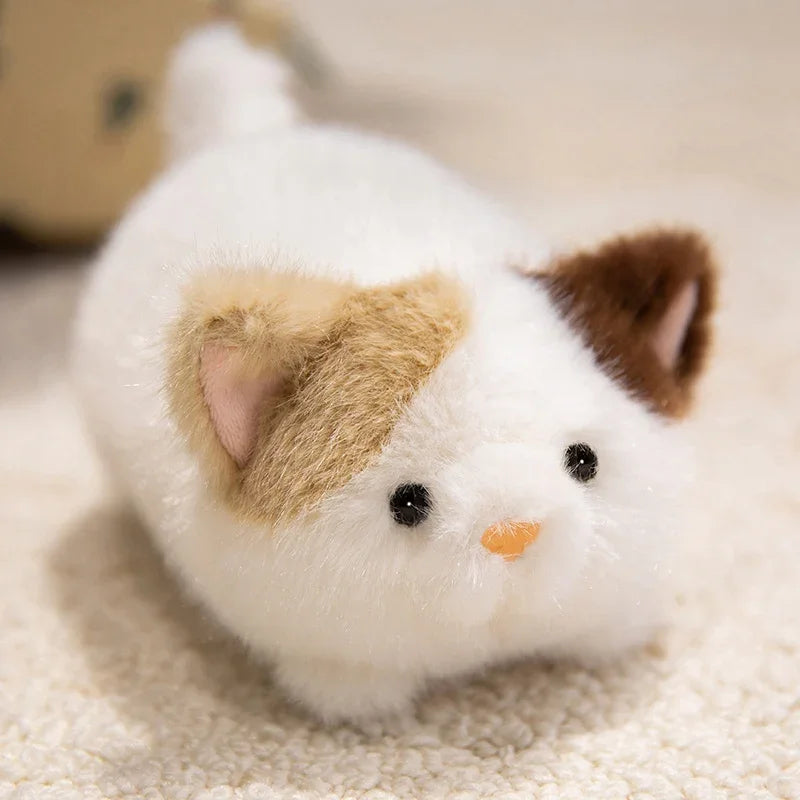 Cute Stuffed Plush Toys Lying Red Panda Fox Sloth Cat Soft Baby Plushie Gifts - Animal Themed Dolls for Children