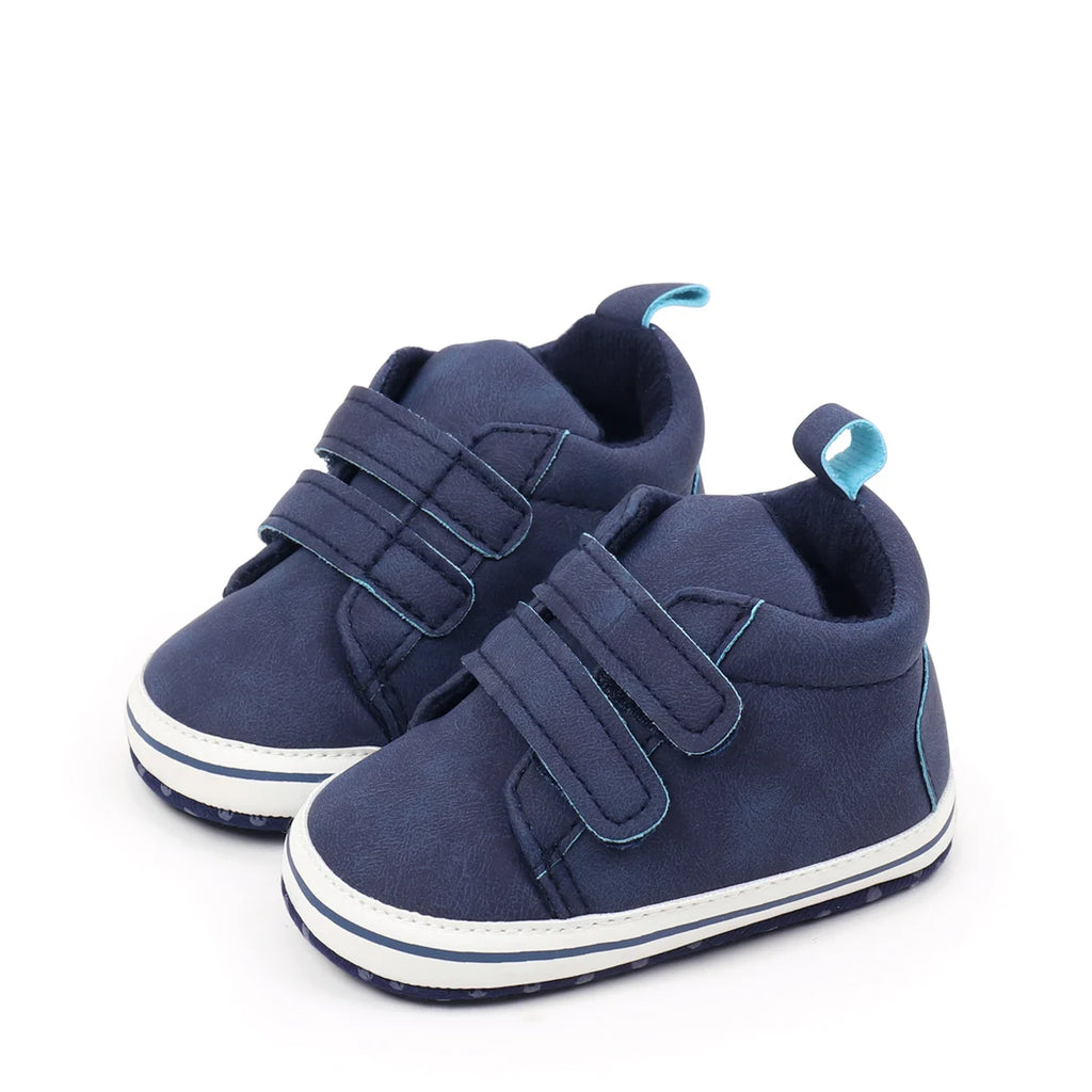 2025Hot Sale Autumn Baby Boys First Walking Indoor Outdoor Toddler Shoes With High Quality TPR Sole For 0-18M Fashionable Design