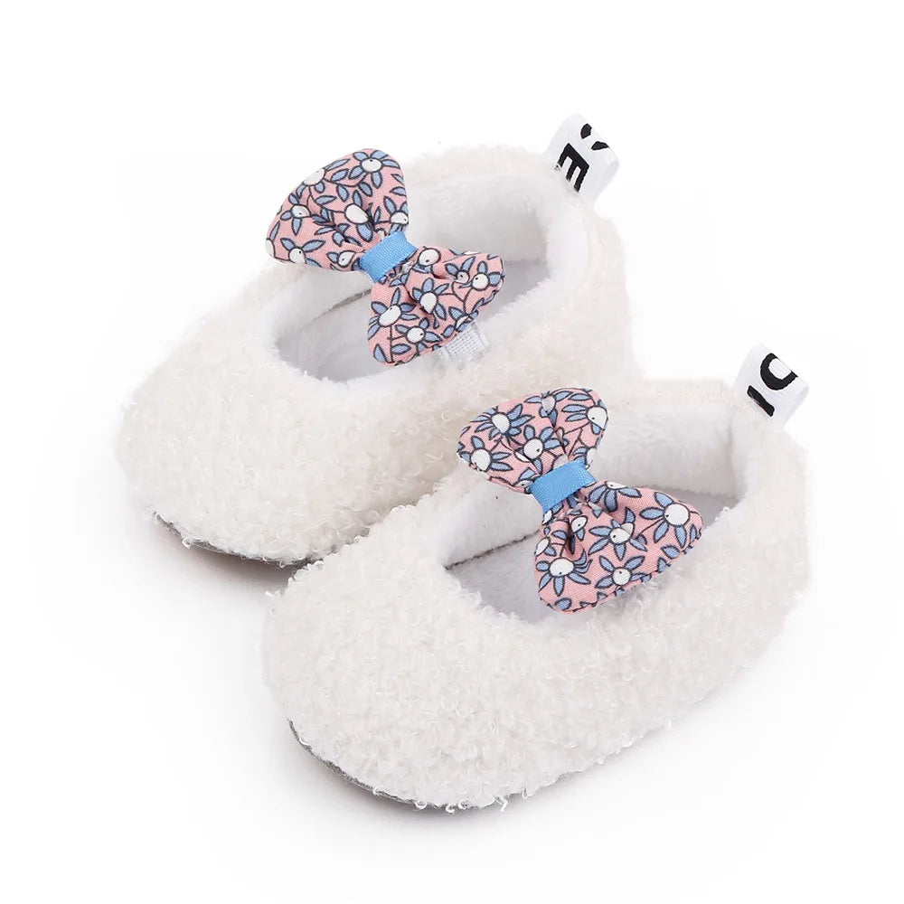 Baby Winter and Autumn Style Multiple Choices High Quality Soft Cotton Warm and Plush Toddler Shoes Anti-slip Sole Prewalking
