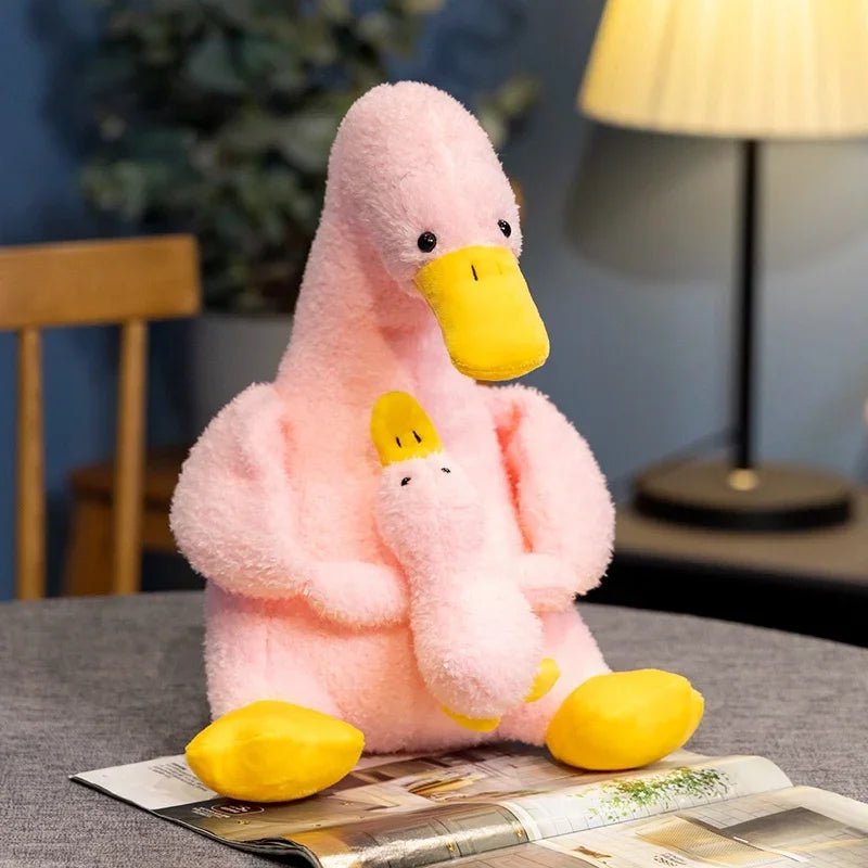 Duck Plush Toy Set, Mother And Son Plush Dolls, Sleeping Lifelike Duck Plush, Model DK01