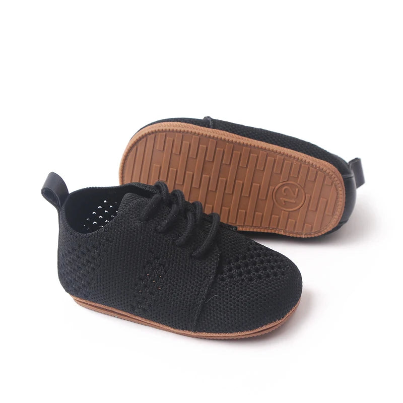 Spring Autumn Children's Mesh Sports Shoes Breathable Mesh Footwear Baby Shoes Casual Shoes 0-1 Years Old Soft Topped Baby Shoes