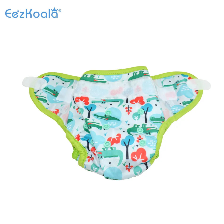 EezKoala Eco-friendly Cloth Diaper Cover Baby Washable Diaper Waterproof Baby Nappy Reusable Adjustable Pocket Diaper Hook&Loop