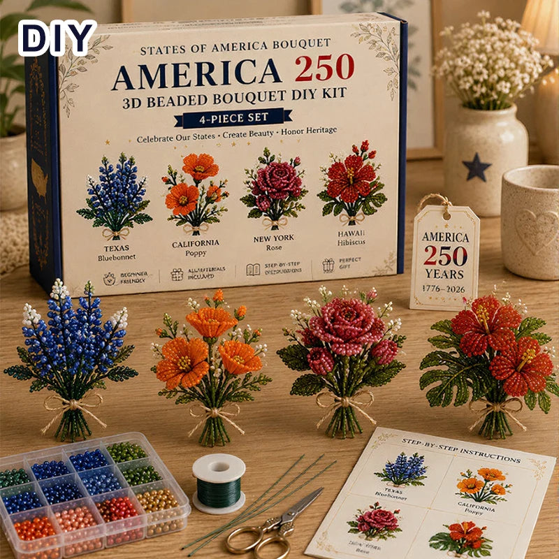 DIY Animal Beading Kit for Adults Handmade Tiny 3D Beaded Animal Craft Kit Cute Bead Set with Instructions for Creative Projects