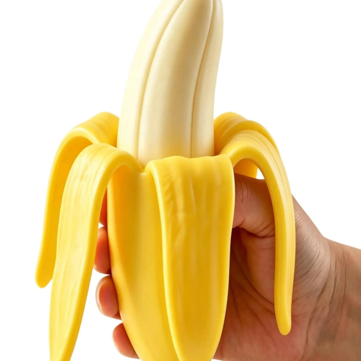 Banana Squishy Toy Slow Rising Stretchy Stress Relief Squeeze Toy Soft Fidget Toy Kawaii Decompression Gift for Kids Adults