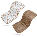 Soft Baby Stroller Cushion Cotton Cartoon Printed Baby Pram Seat Mat Breathable Comfortable Baby Seat Cushion High Chair Trolley