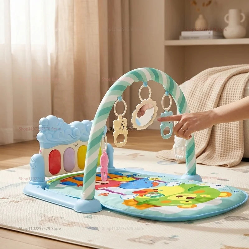 2026 Baby Play Gym Piano Mat for Newborns and Toddlers 0-36 Months Music Activity Center Early Learning Sensory Development Gift
