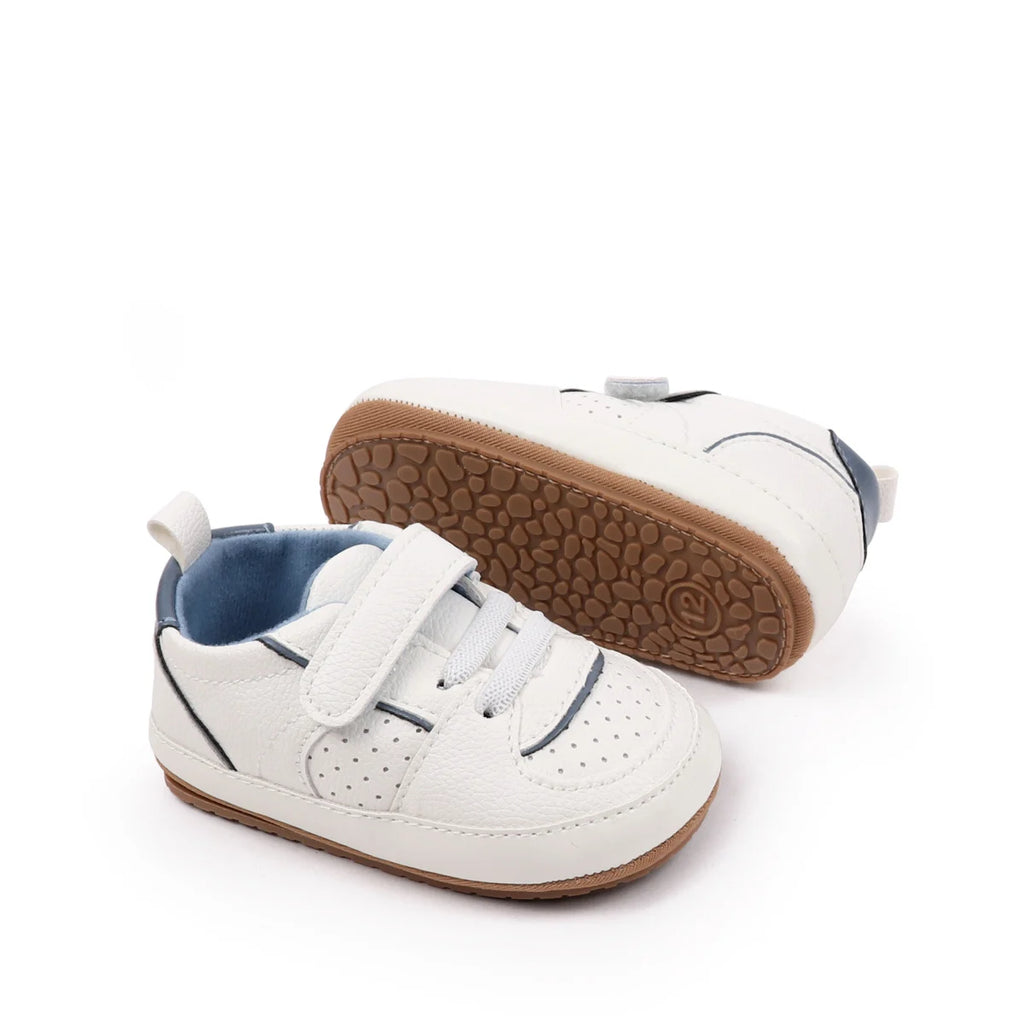 2025 New Style Baby Unisex First Walking Indoor Outdoor Toddler Shoes For 0-18Months With High Quality PU Leather And TPR Sole