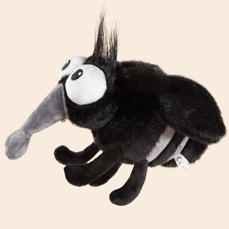 Summer Mosquito Plush Toys 13/20/30cm Cute Stuffed Bugs with Angry Face Fluffy Dolls for Room Decor Children's Birthday Gifts