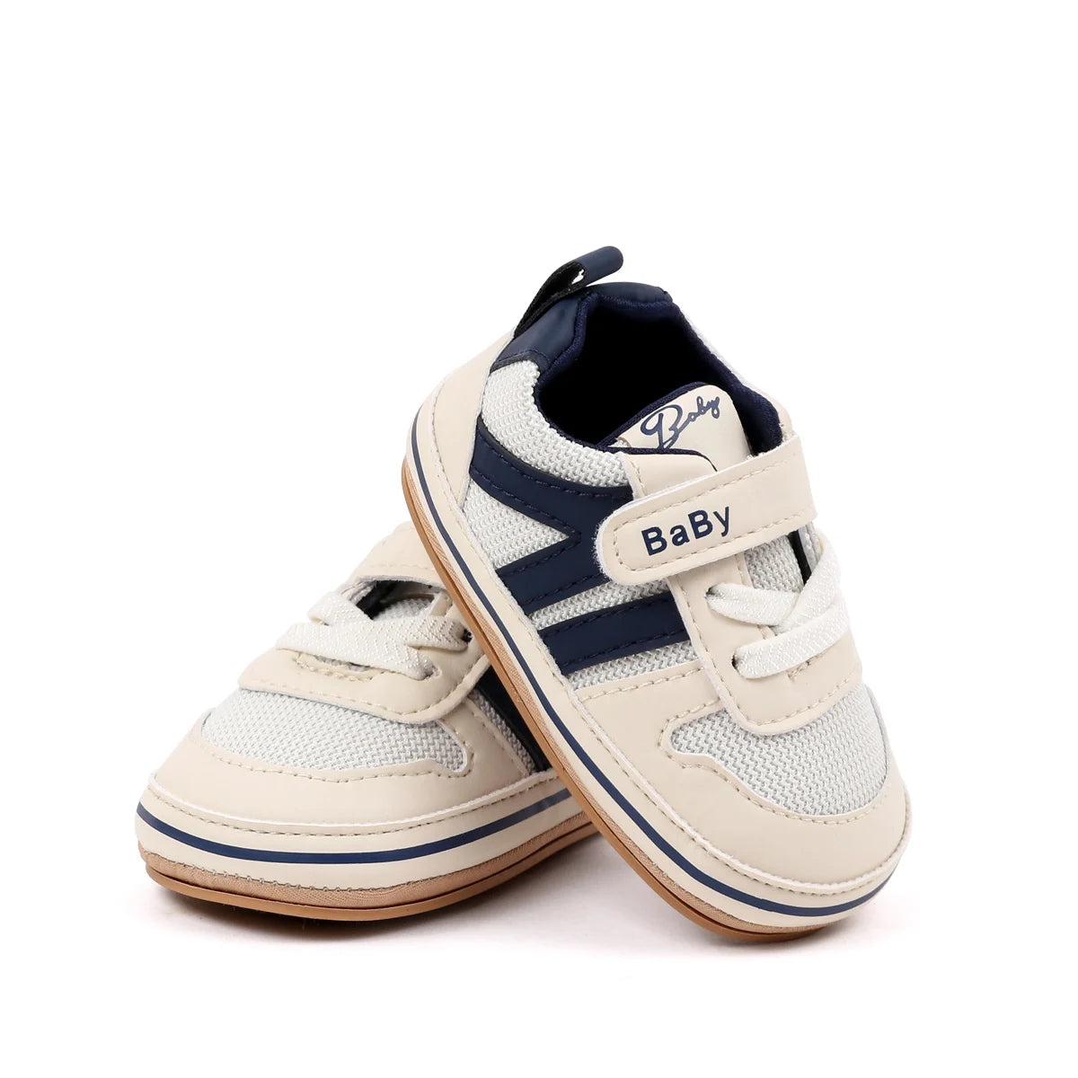 Spring And Autumn Baby Boys And Girls Sports Style Toddler Shoes High Quality PU Leather And Comfortable TPR Sole For 0-18M
