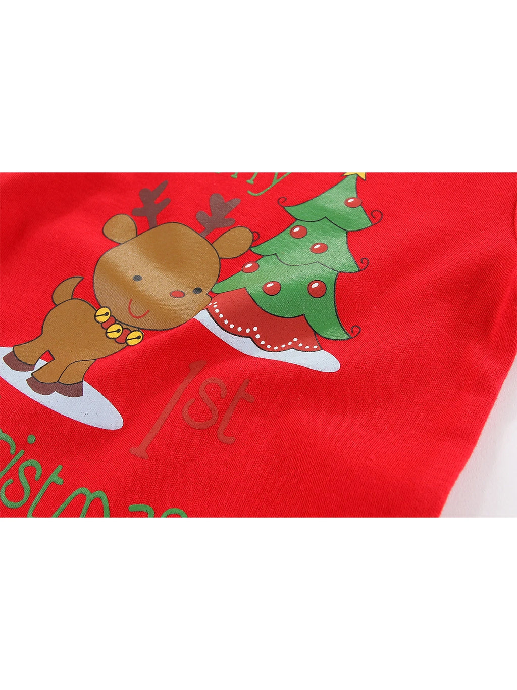 Kiddiezoom 3 Pcs/Lot Christmas Cartoon Baby Boy Girl Bodysuits Soft Newborn Baby Onesies Fashion Baby Clothes