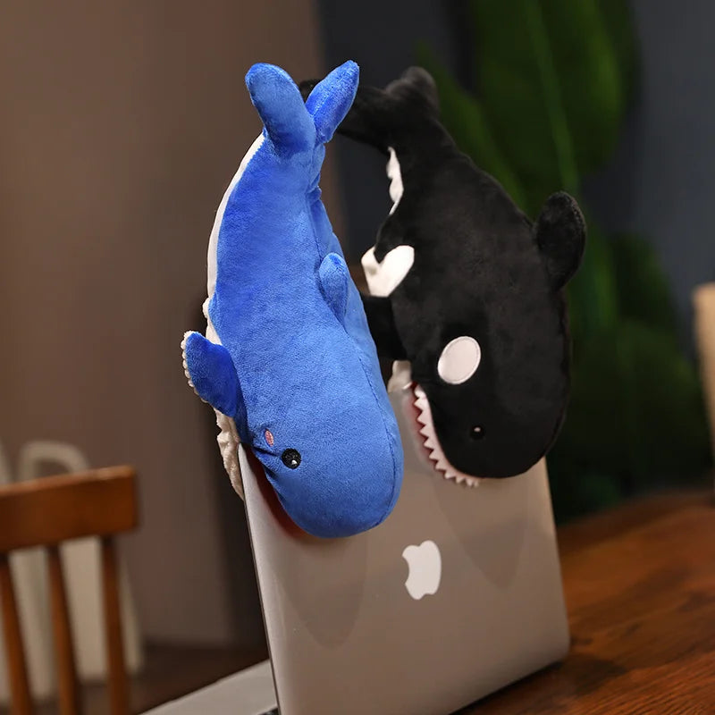 Hot Crocodile Shark Killer Whale Plush Hand Puppets Lifelike Tropical Fish Penguin Octopus Hand Puppets For Kids Adults Muppets