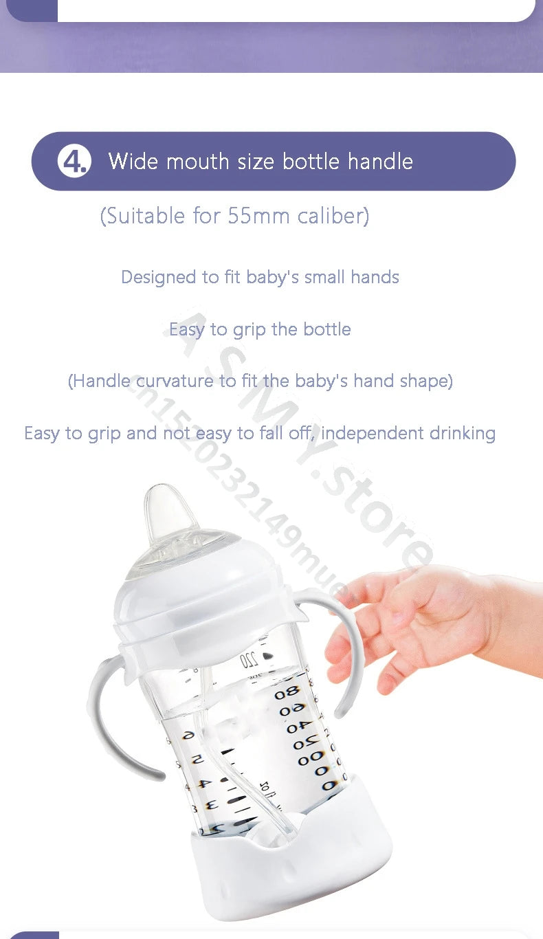 ANPEI Suitable for Avent   wide-bore bottle handle / teat / bottle base / screw teeth - dust cap / bottle accessories