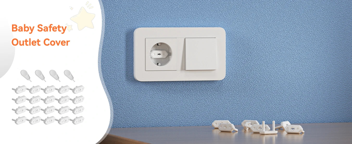 Chile/Brazil EU Universal Power Socket Outlet Plug Protective Covers Anti Electric Baby Safety Protector 20pcs