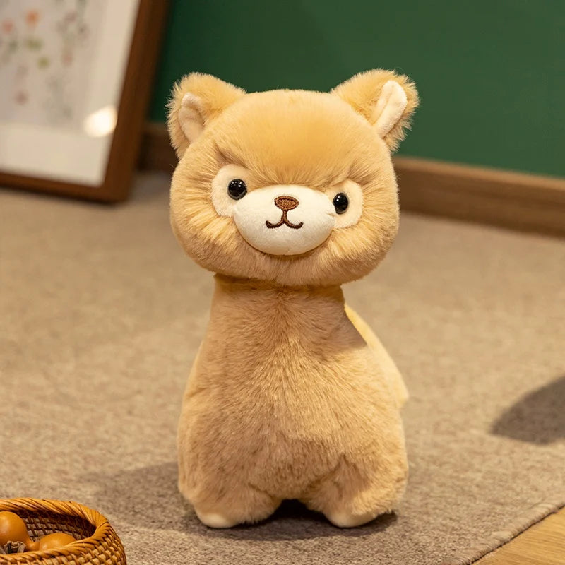 New 1pc 23/30CM Cute Fluffy Alpaca Plush Toys Soft Plush Llama Dolls Stuffed Animal Pillow Nice Friends Birthday Gift Room Decor