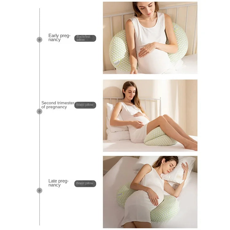 Multi-Color Optional Soft Maternity Pillow Pregnancy Support Cushion for Belly Back And Waist Comfortable Expectant Mother Suppl