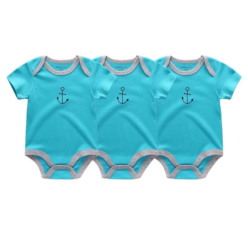 Kiddiezoom Four Seasons Unisex Baby Bodysuits 100 Percent Cotton Newborn Onesies