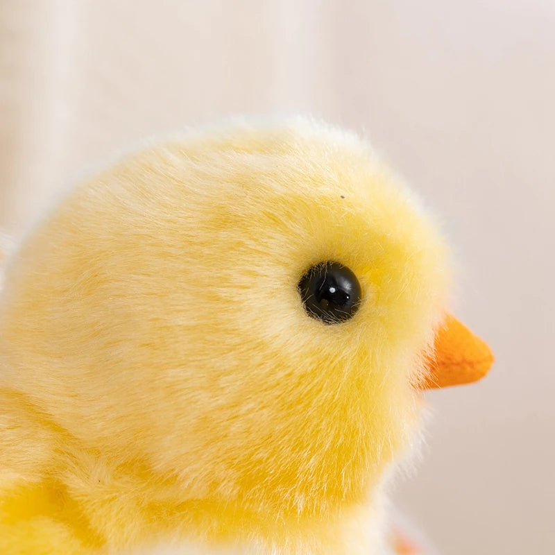Hot Realistic Doll Yellow Plush Toy Artificial Animal 13cm Collection Toy Simulation Chick Doll Animal Stuffed Kid Birthday Gift