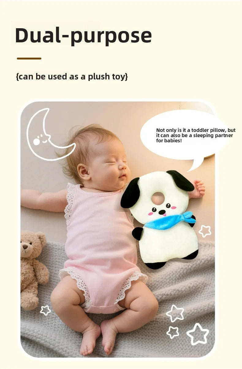 Newborn Headrest Security Pillows Backpack Toddler Baby Head Fall Protection Pad Cushion Cartoon Soft Security Pillows Backpack