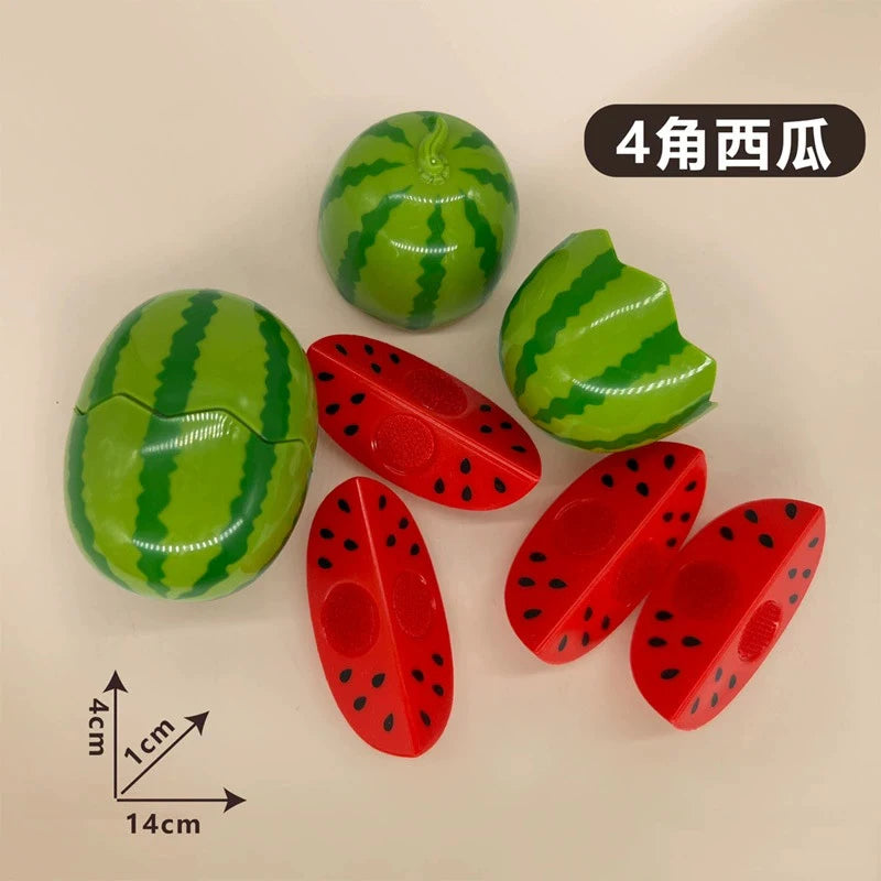Chechele Montessori Educational Toy Vegetables Fruits And Seafood Play Set Model V1