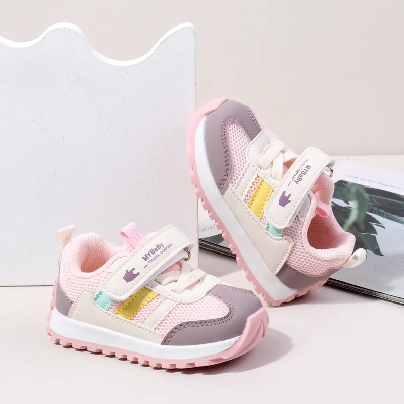 Childern Sports Shoes  Spring and Autumn 0-2 Years Old Baby Girls and Boys Sneakers Non-slip Casual Toddler Shoes First Walkers