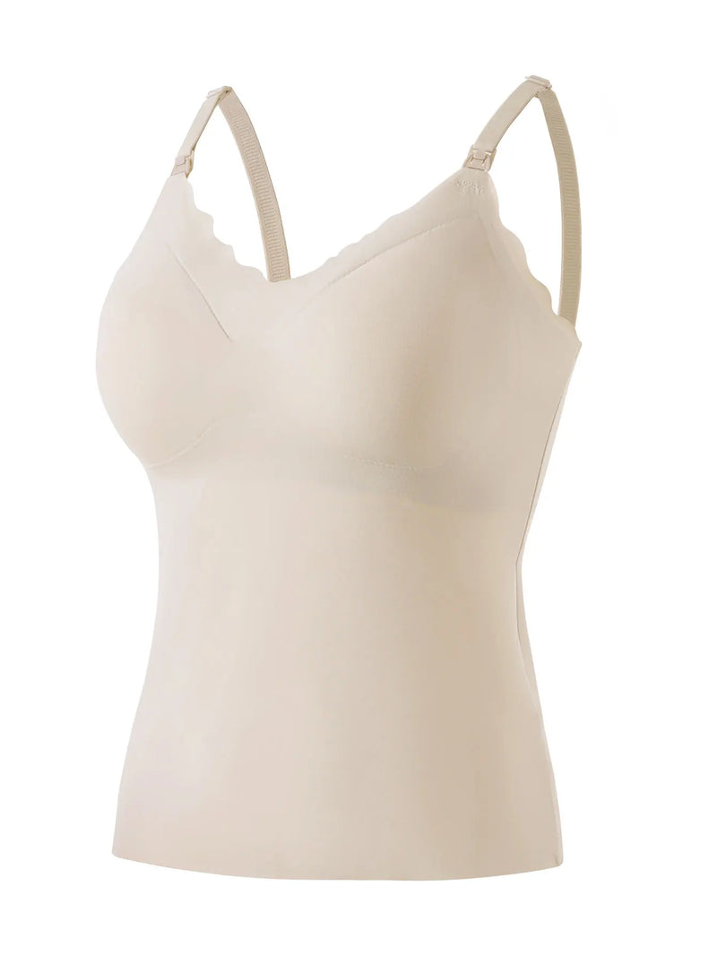 Air Sensitive Seamless Suspender, No Need To Wear Bra, Effectively Gathers Lightweight And High Elasticity Nursing Vest