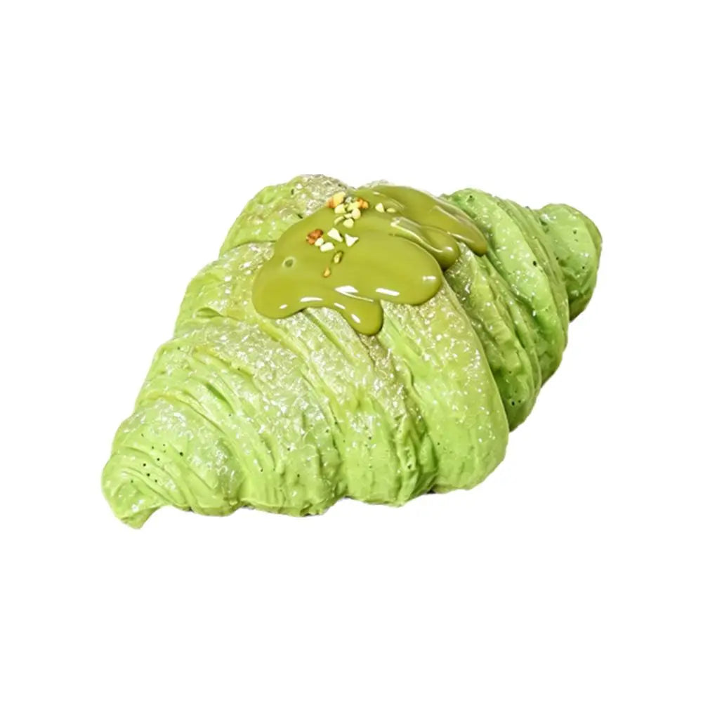 Realistic Croissant Squishy Slow Rising Toy Soft Simulation Food Bread Stress Relief Squeeze Toy Photo Props