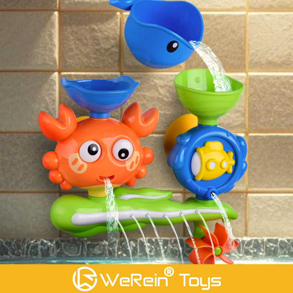 Children's Crab Bath Toy Fun Water Play Toy Bathtub Crab Shape Bath Time Entertainment