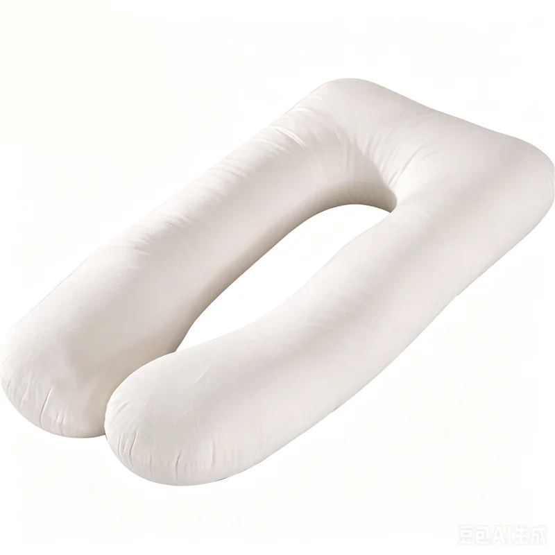 Solid Color Removable Washable Maternity Pillow Pregnancy Waist Protection Pillow Crystal Velvet Pregnancy Support Belly Pillow