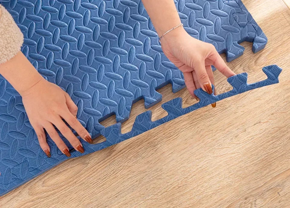 Children's Game Puzzle Floor Mat Durable Non-slip Carpet for Fitness Equipment Mats Bedroom Living Room Home Decoration