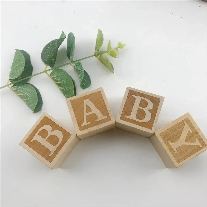 4 Natural Wooden Crafts 4cm Wooden Blocks Vintage Home Room Decoration Christmas Gift Wooden Crafts Decoration.