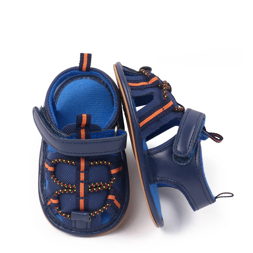Spring And Aummer New Baby Shoes For Boys And Girls; Infant Cute Sandals With Anti-slip Rubber Soles For Llearning To Walk