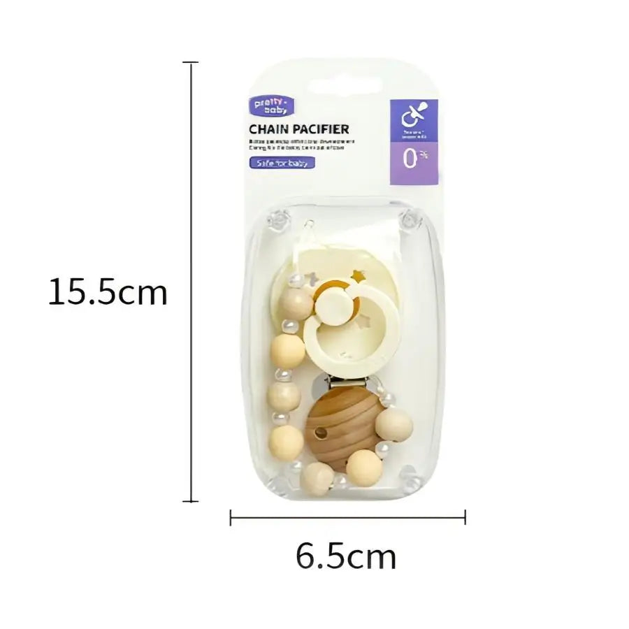 2pcs/pack Button-shape Baby Soothing Pacifier, Baby Pacifier Soother Dummy with Cherry-round Nipple