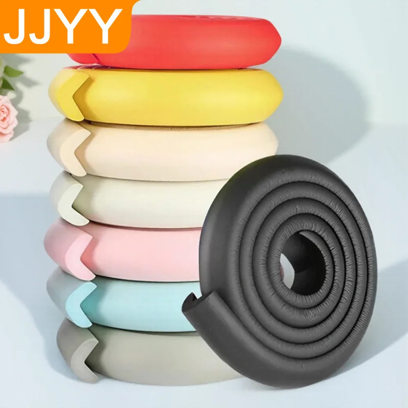 207cm Baby Safety Corner Protector L Shape Thickened Edge Bumper Guard for Kids Furniture Childproof Table Edge Cushion