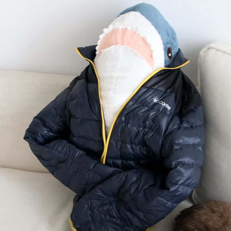 Hot Huggable Big Size Shark Plush Toy Soft Stuffed speelgoed Animal Reading Pillow for Birthday Gifts Cushion Gift For Children