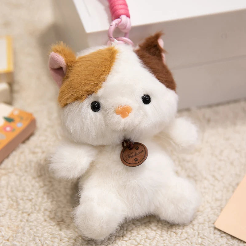 Soft Plush Animal Pendant Dolls Panda Fox Sloth Cat Dinosaur Bunny Capybara Pig Stuffed Toys For Children