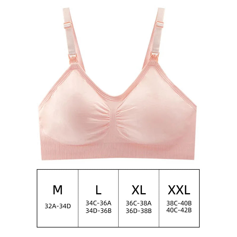 Hand Free Nursing Bra Front Opening Hands Free Pumping Model Hfpn01 for Maternity Breastfeeding