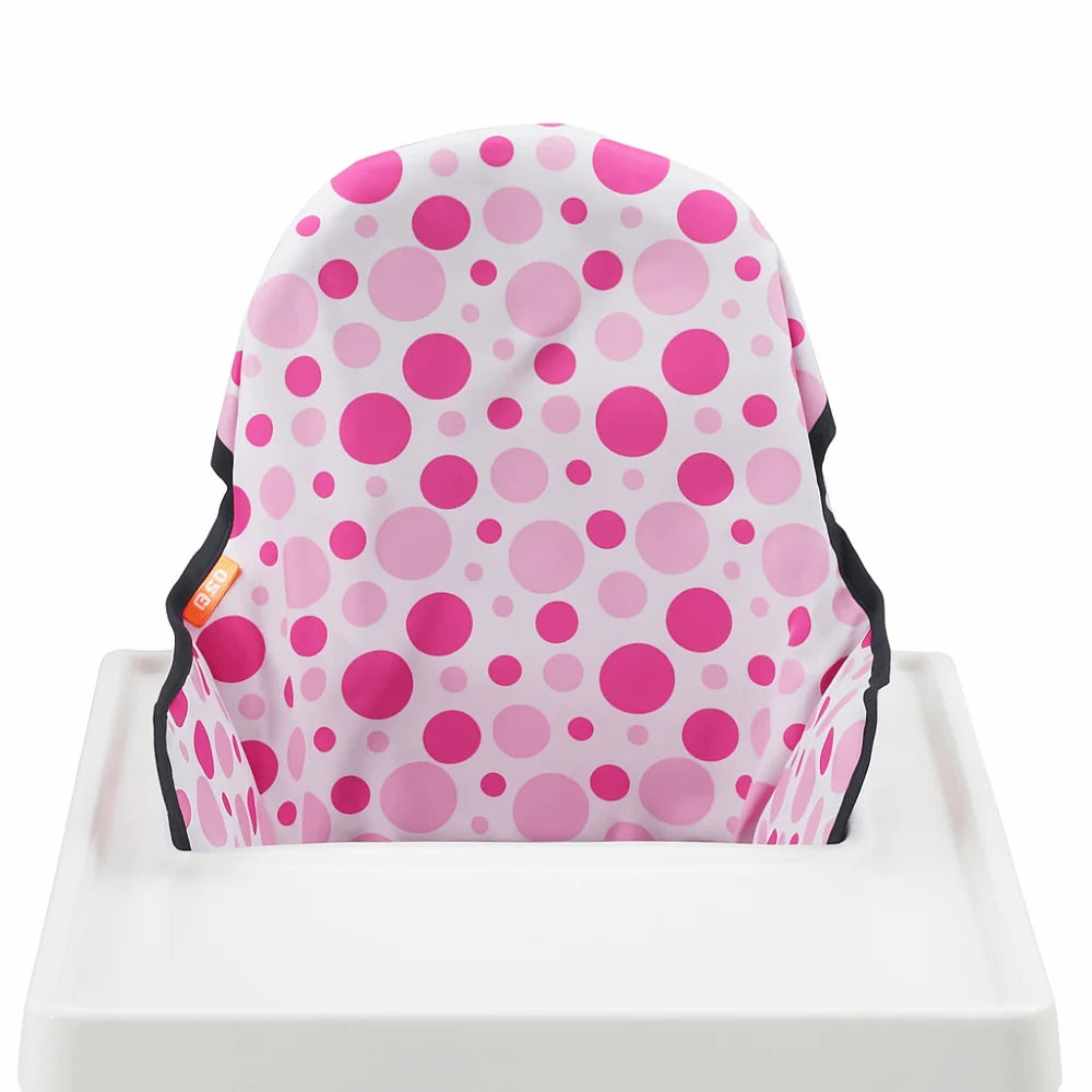 Soft Baby Dining Chair Seat Cover Comfortable Polka Dots Breathable Pad Liner Breathable Yellow High Chair Accessories Summer