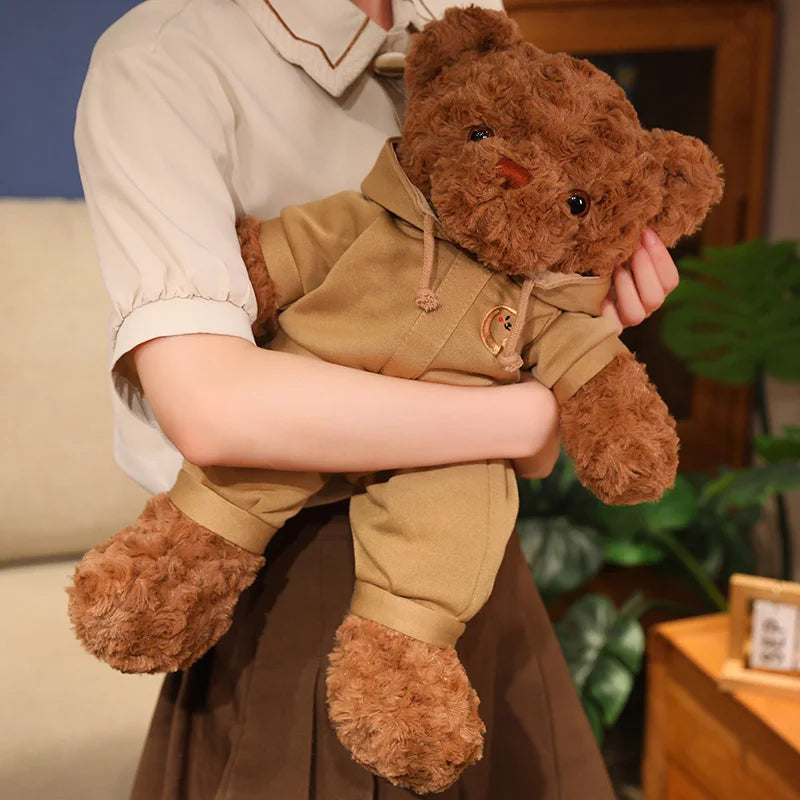 Cute Cartoon Motion Bear Plush Toy 38/50cm Stuffed Animal Doll High Quality Birthday Gift Party Favor for Kids