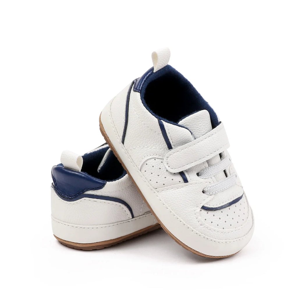 2025 New Style Baby Unisex First Walking Indoor Outdoor Toddler Shoes For 0-18Months With High Quality PU Leather And TPR Sole