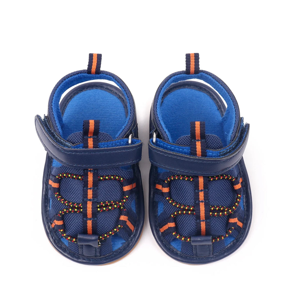 Spring And Aummer New Baby Shoes For Boys And Girls; Infant Cute Sandals With Anti-slip Rubber Soles For Llearning To Walk