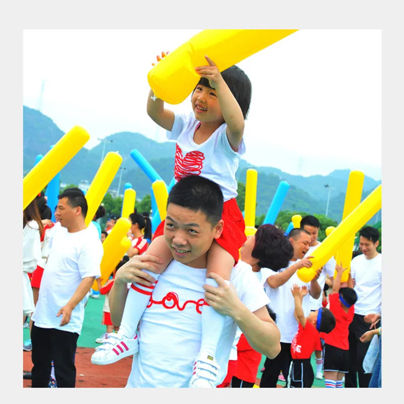 90cm Inflatable Stick Jumbo Balloon Outdoor Games Kindergarten Toy For Adults Kids Boys Girls Carnival Party Cheer leading Sport