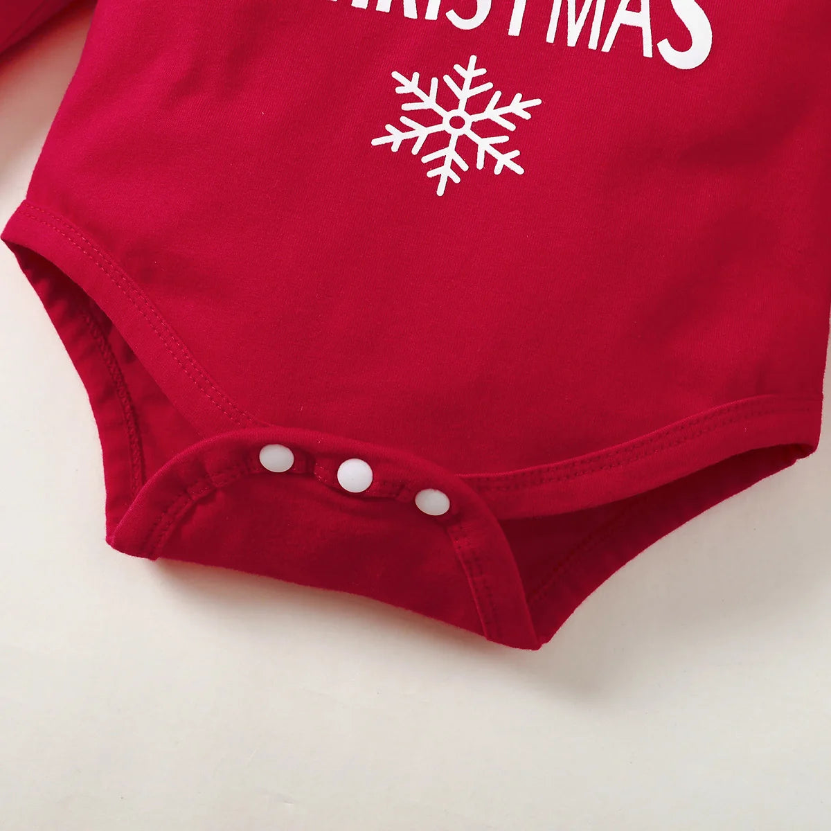 3Pcs Christmas Set Letter Printed Long sleeved Bodysuit Bow Checkered Pants+Headband Suitable 0-18 Months Baby Girl Holiday Set