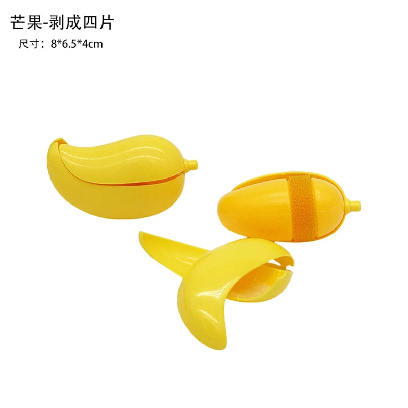 Montessori Chechele Educational Toy Gift Box Paste Simulation Durian Grapefruit Cherry