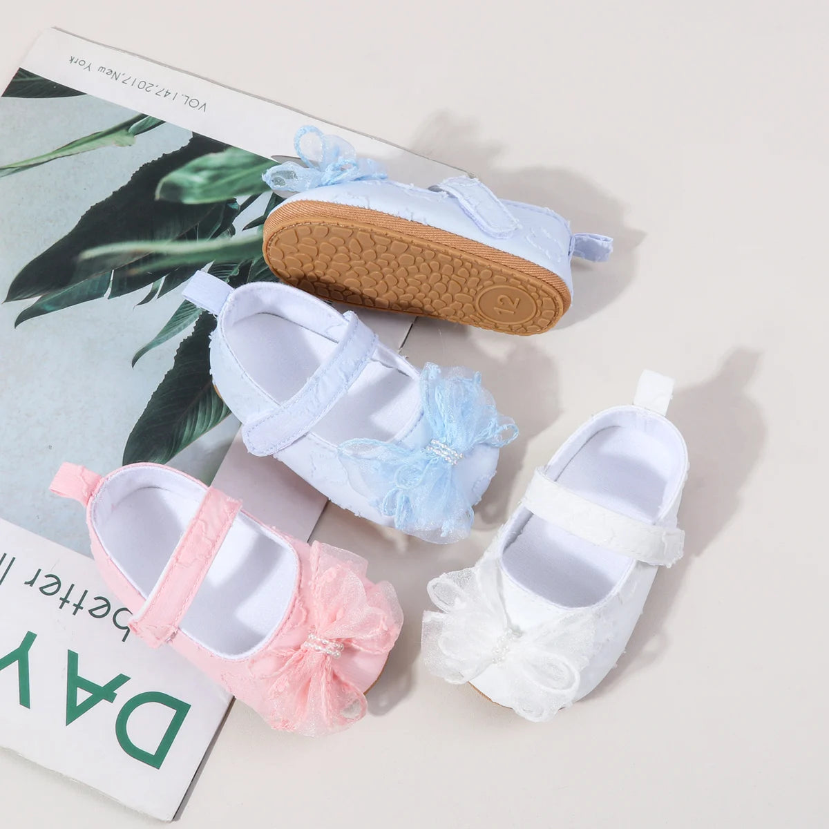 Spring And Summer Baby Girls Princess Shoes Cute Design First Walking Indoor Outdoor Toddler Shoes For 0-18 Months