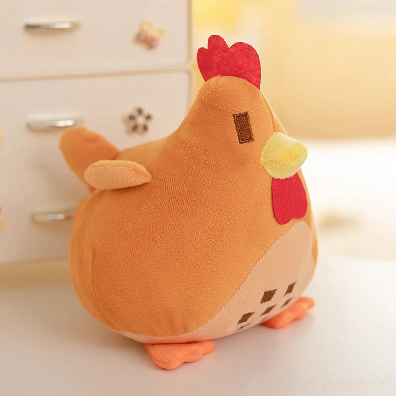Stardew Valley Chicken Pillow Plush 20cm Soft Stuffed Animal Toy Cartoon Character Ideal for Children's Birthday Room Decor